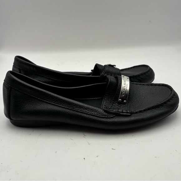 Coach Fredrica Loafer Shoes Black Size 6 - Picture 7 of 9